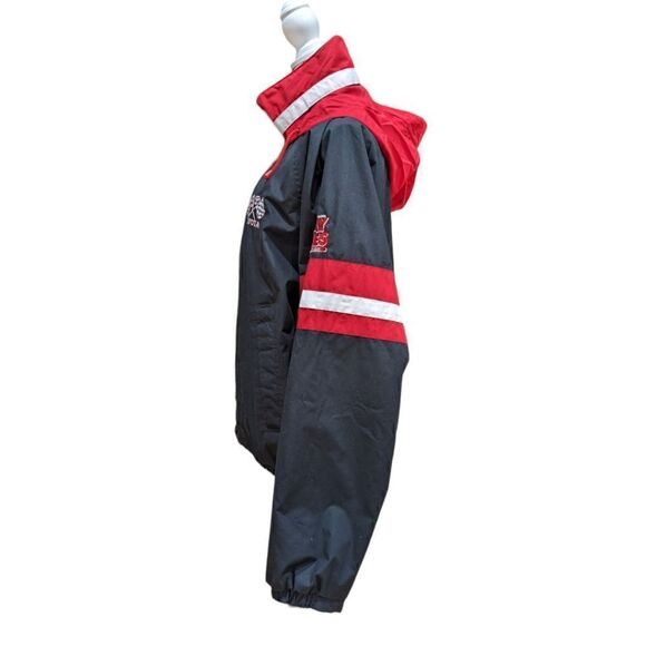 Vintage Top Gear x Toyota Starter Jacket Size L Stowaway Hood - Picture 7 of 14